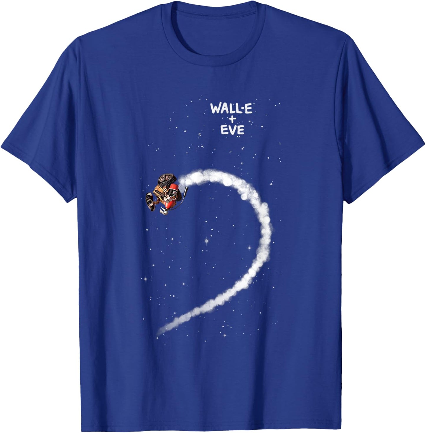 Disney Pixar Wall-E + EVE Left Half Heart Couples T-Shirt - T-Shirt | Royal