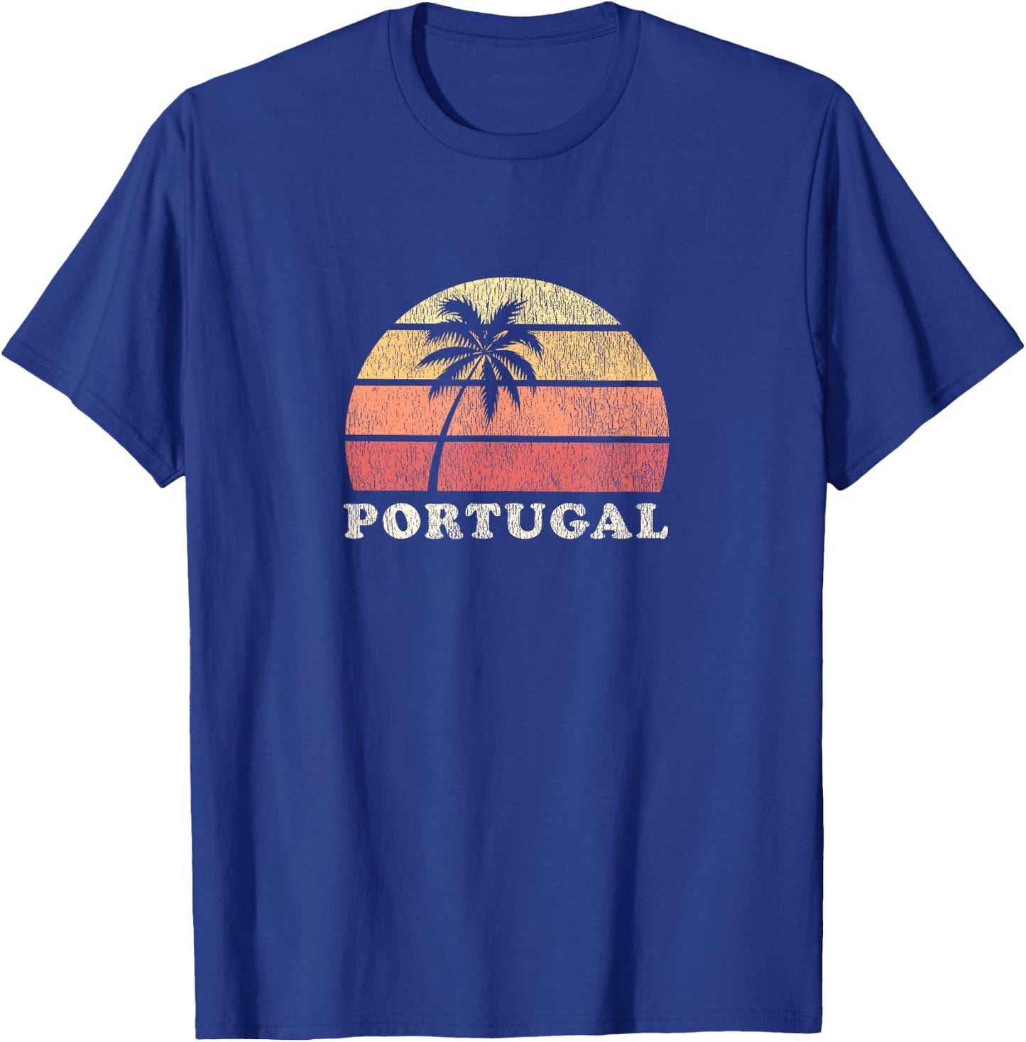 Portugal Vintage 70s Retro Throwback Design T-Shirt - T-Shirt | Royal