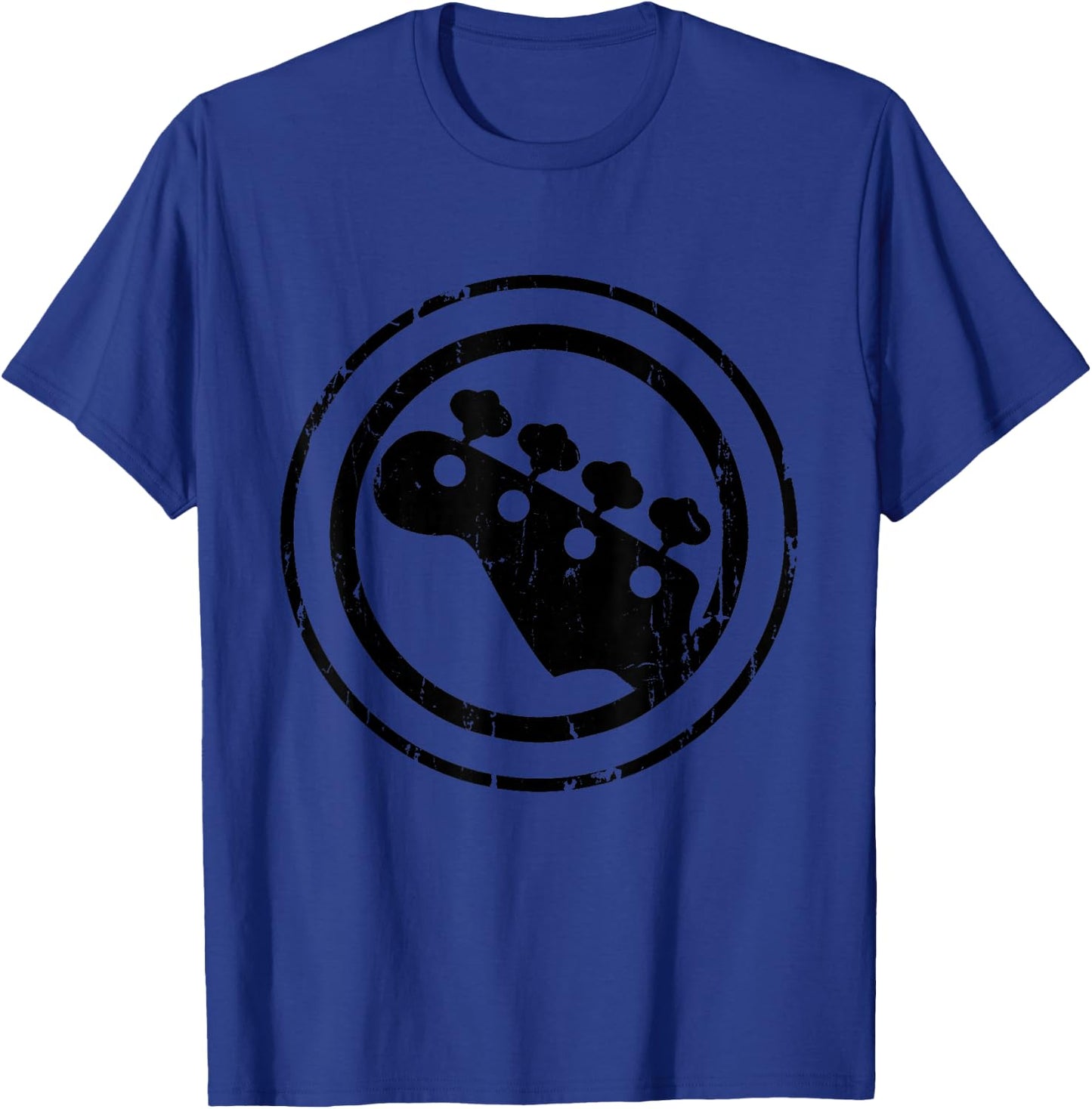 Bass Player Bass Guitar Vintage Bassist Gift T-Shirt - T-Shirt | Royal