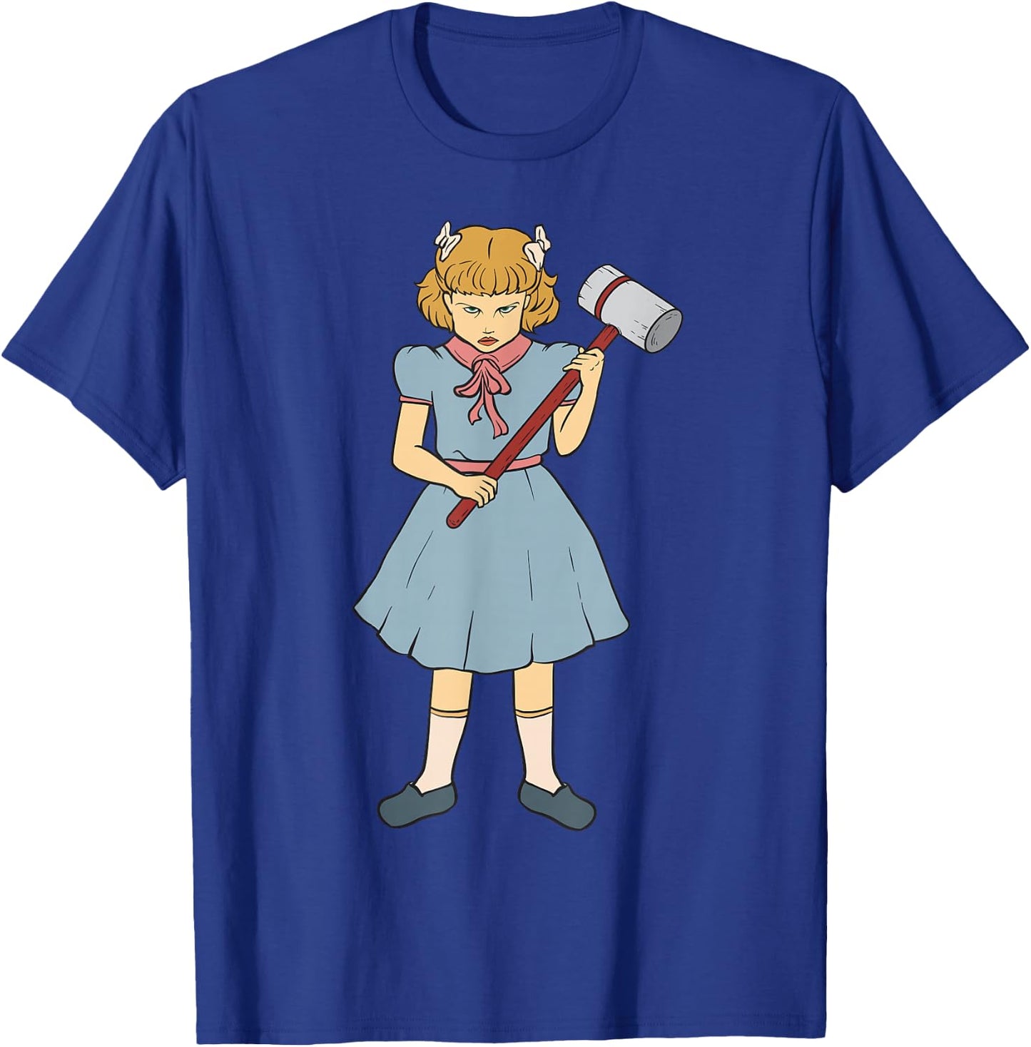 Hammer Girl - Clementine - Gothic Punk Rock Goth Horror Fan T-Shirt - T-Shirt | Royal