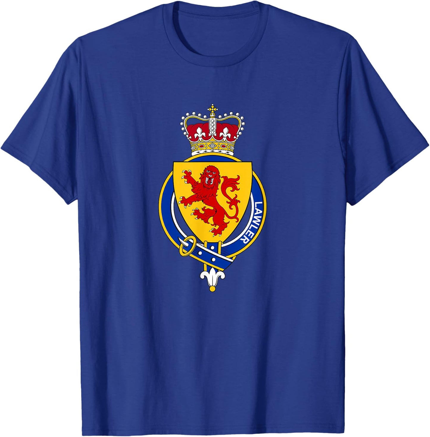 Lawler Coat of Arms - Family Crest T-Shirt - T-Shirt | Royal