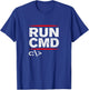 Admins Programmers Run CMD Gift T-Shirt - T-Shirt | Royal