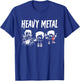 Heavy Metals Chemistry Pun Periodic Table T-Shirt - T-Shirt | Royal