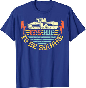 It's Hip To Be Square Vintage squarebody T-Shirt - T-Shirt | Royal