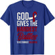 God Gives The Hardest Battles Oral Head Neck Cancer Warrior T-Shirt - T-Shirt | Royal