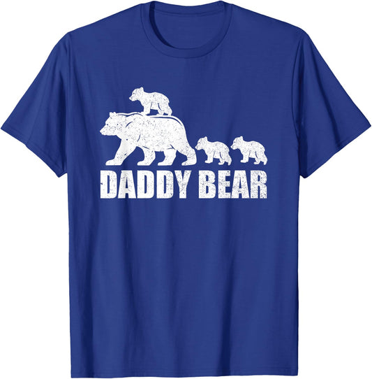 Daddy Bear 3 Cubs Shirt Daddy Bear 3 Kids Dad 3 Kids T-Shirt - T-Shirt | Royal