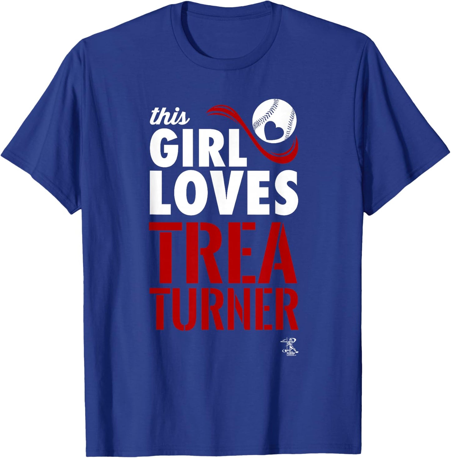 Trea Turner This Girl Loves Gameday T-Shirt - T-Shirt | Royal