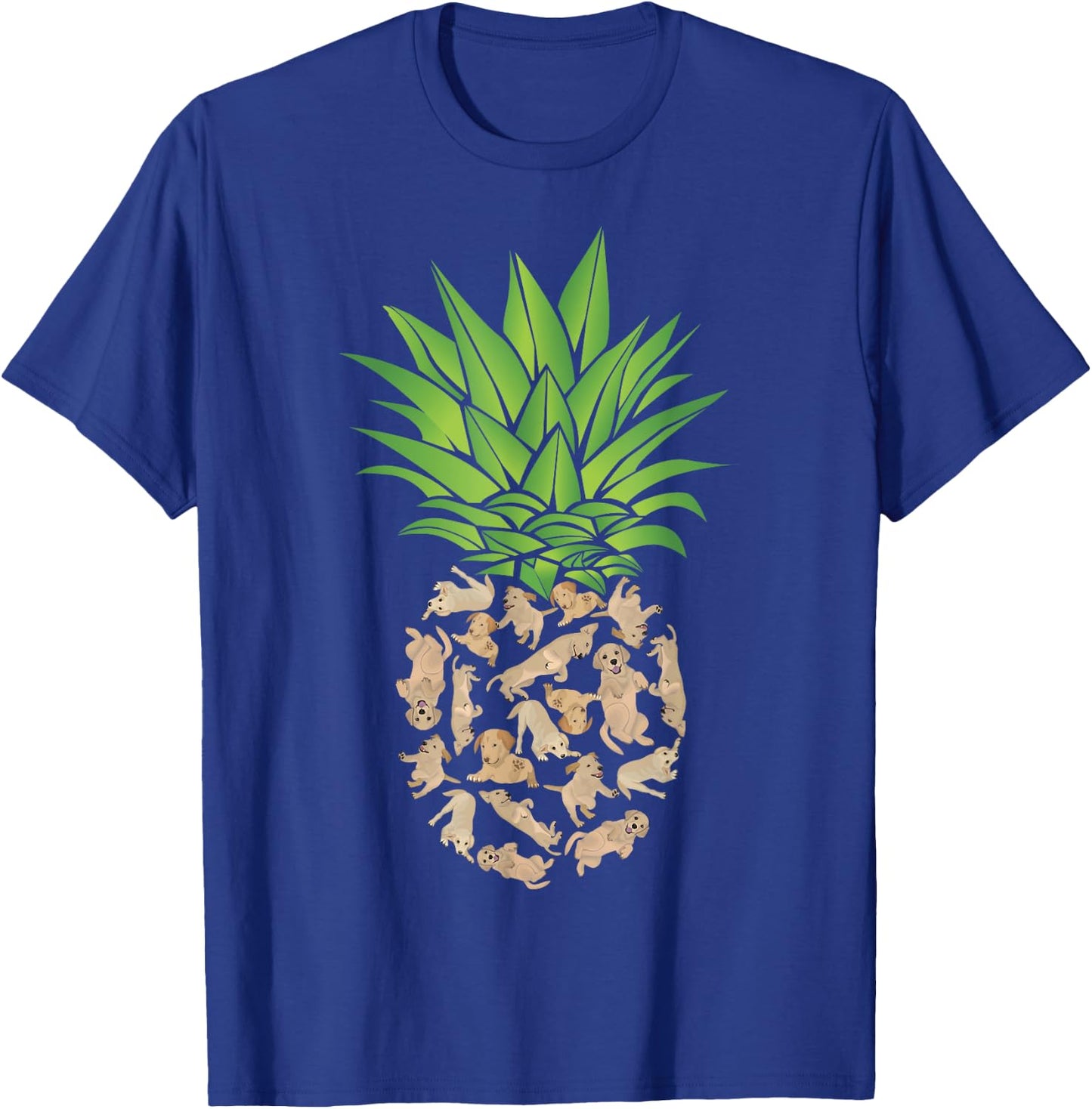 Gift Labrador Retriever Owner Dog Lover Pineapple Men Women T-Shirt - T-Shirt | Royal