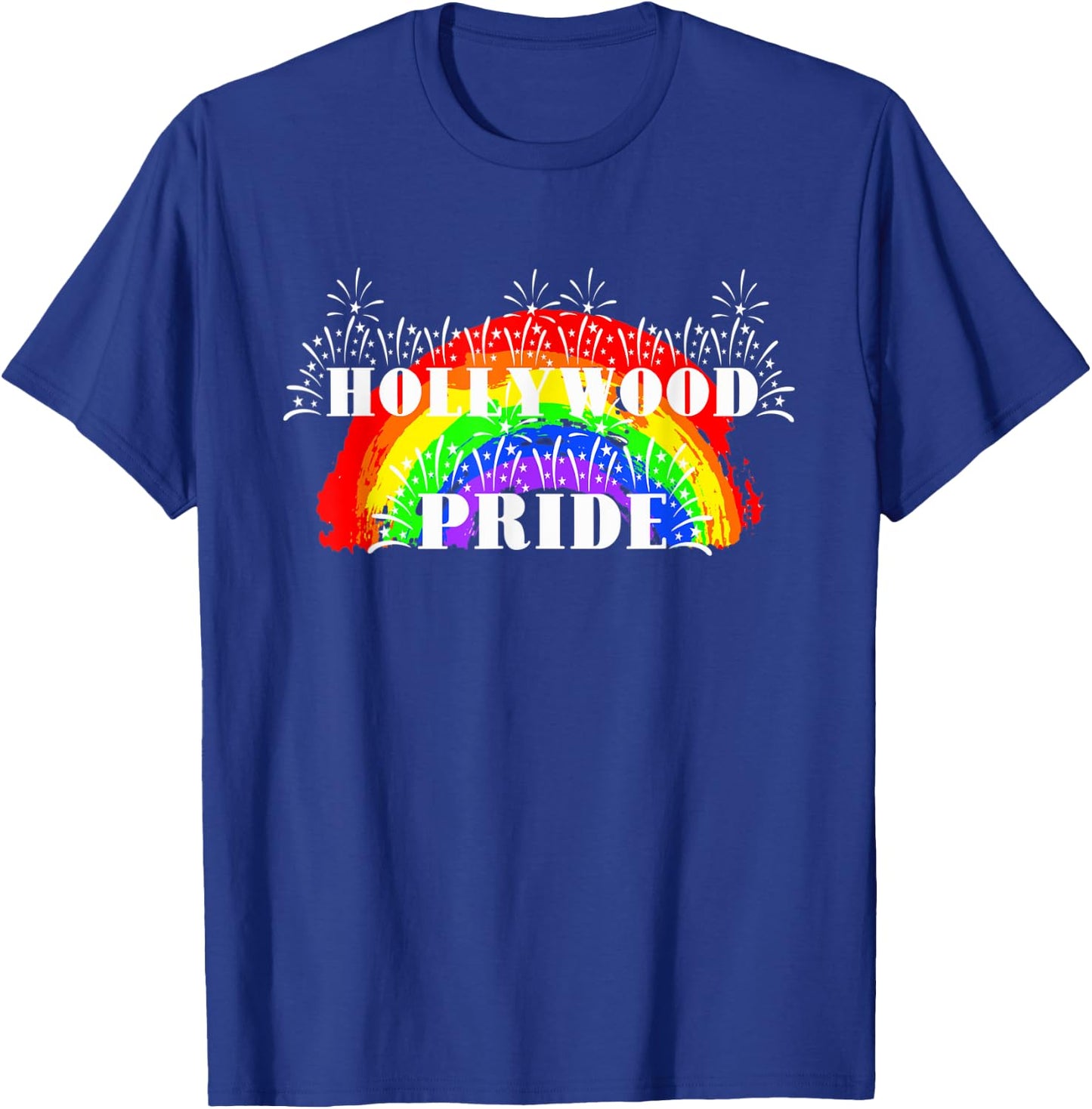 Hollywood Pride Rainbow for Gay Pride T-Shirt - T-Shirt | Royal