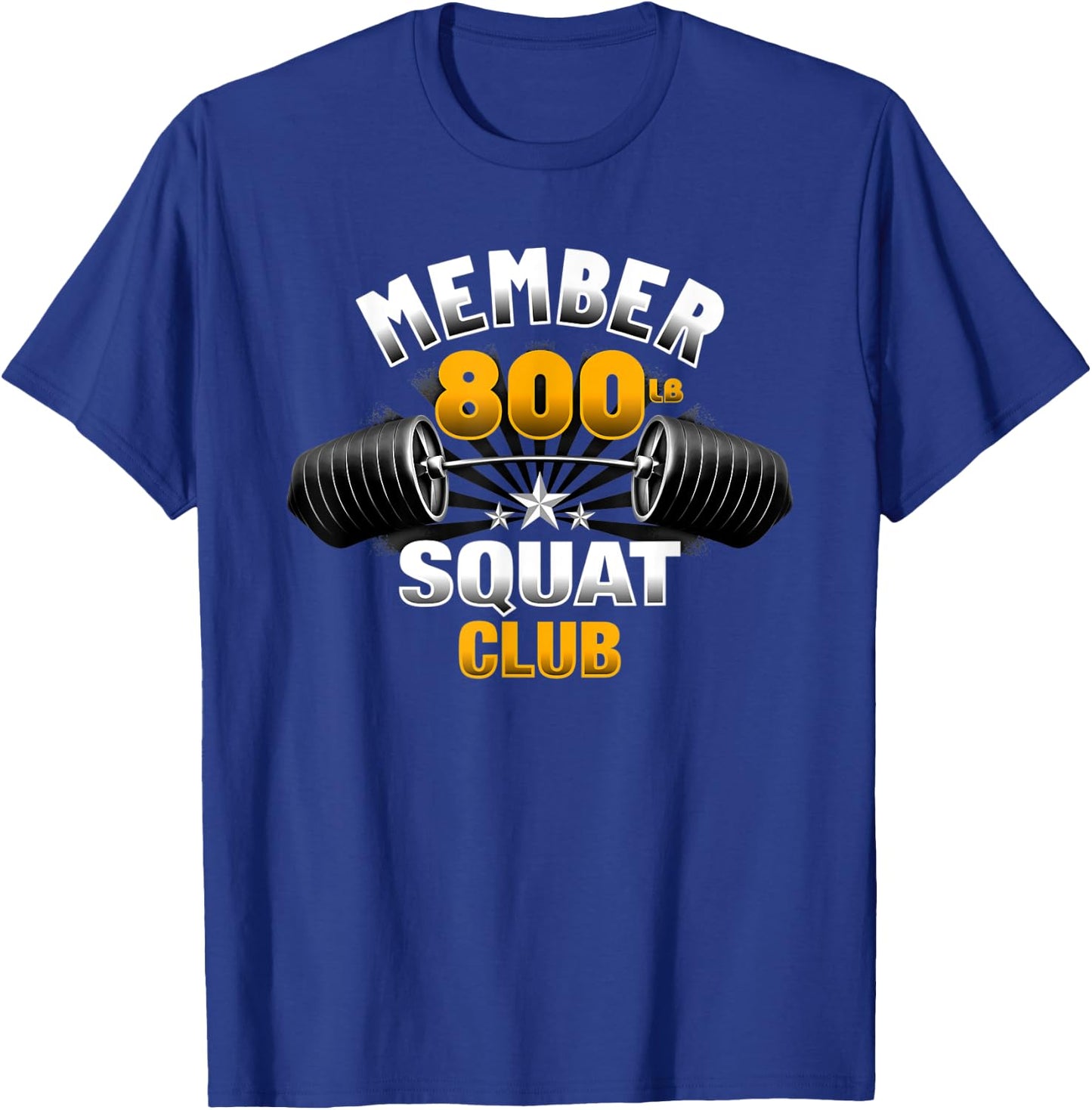 800 Pound Squat Club T-Shirt - T-Shirt | Royal
