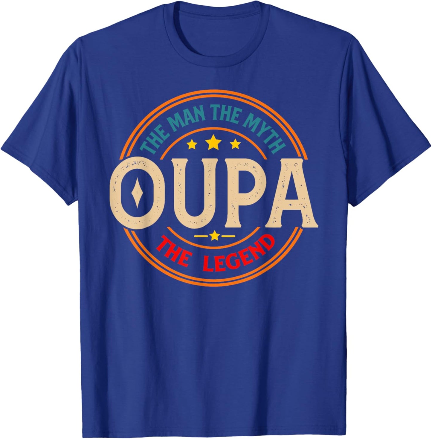 OUPA The Legend The Man, Funny OUPA Fathers Day T-Shirt - T-Shirt | Royal