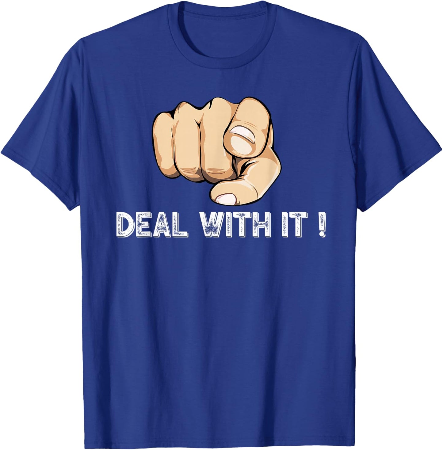 Pointing Finger to You Signal Sarcasm T-Shirt - T-Shirt | Royal