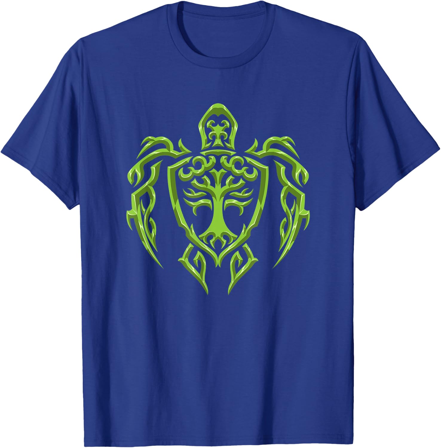 Maori Turtle - Earth Symbol - Tribal Tattoo For Divers T-Shirt - T-Shirt | Royal