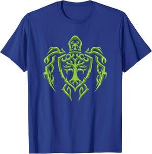 Maori Turtle - Earth Symbol - Tribal Tattoo For Divers T-Shirt - T-Shirt | Royal