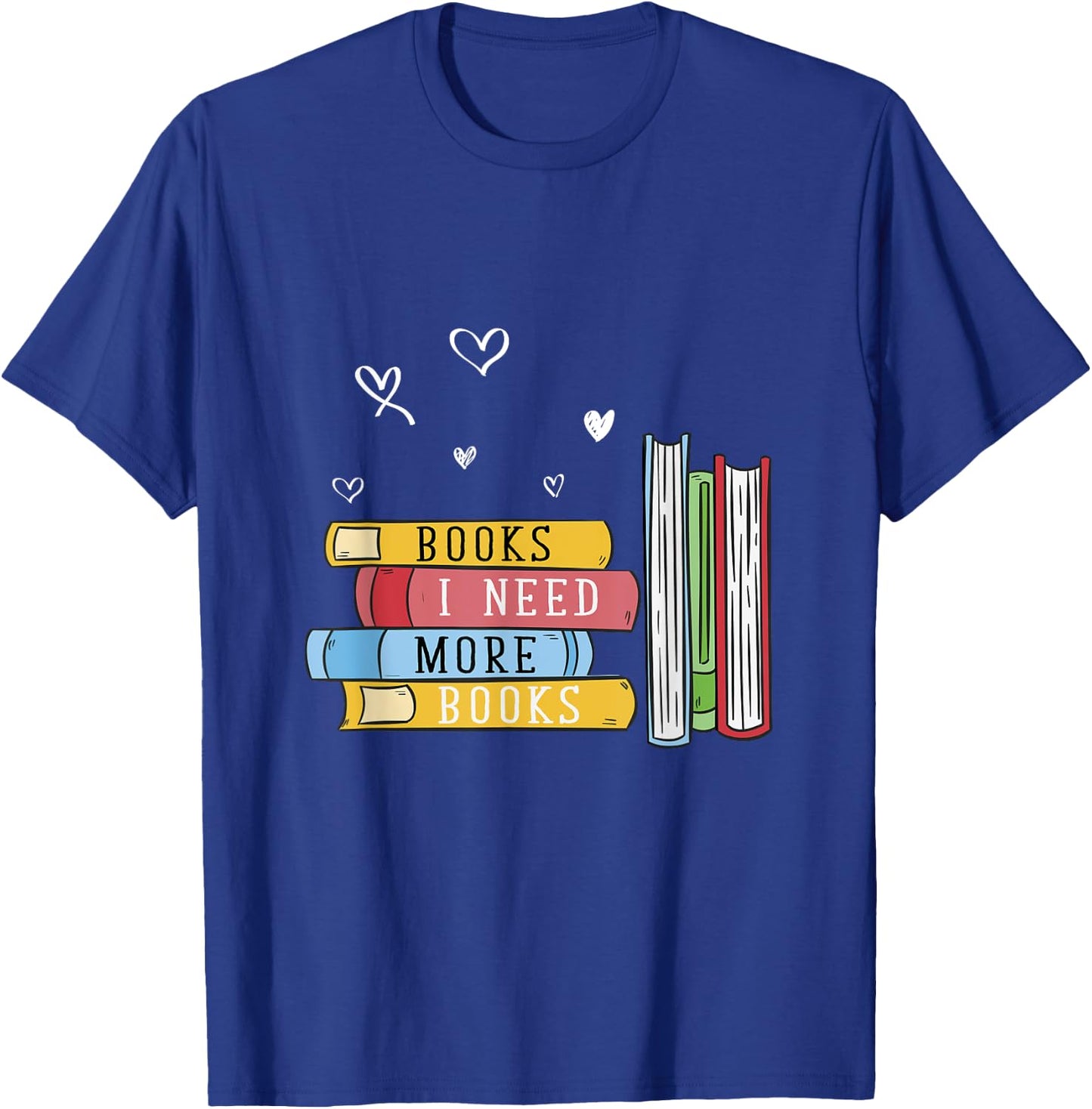 Funny Book Lover Gift Bibliophile Reading T-Shirt - T-Shirt | Royal