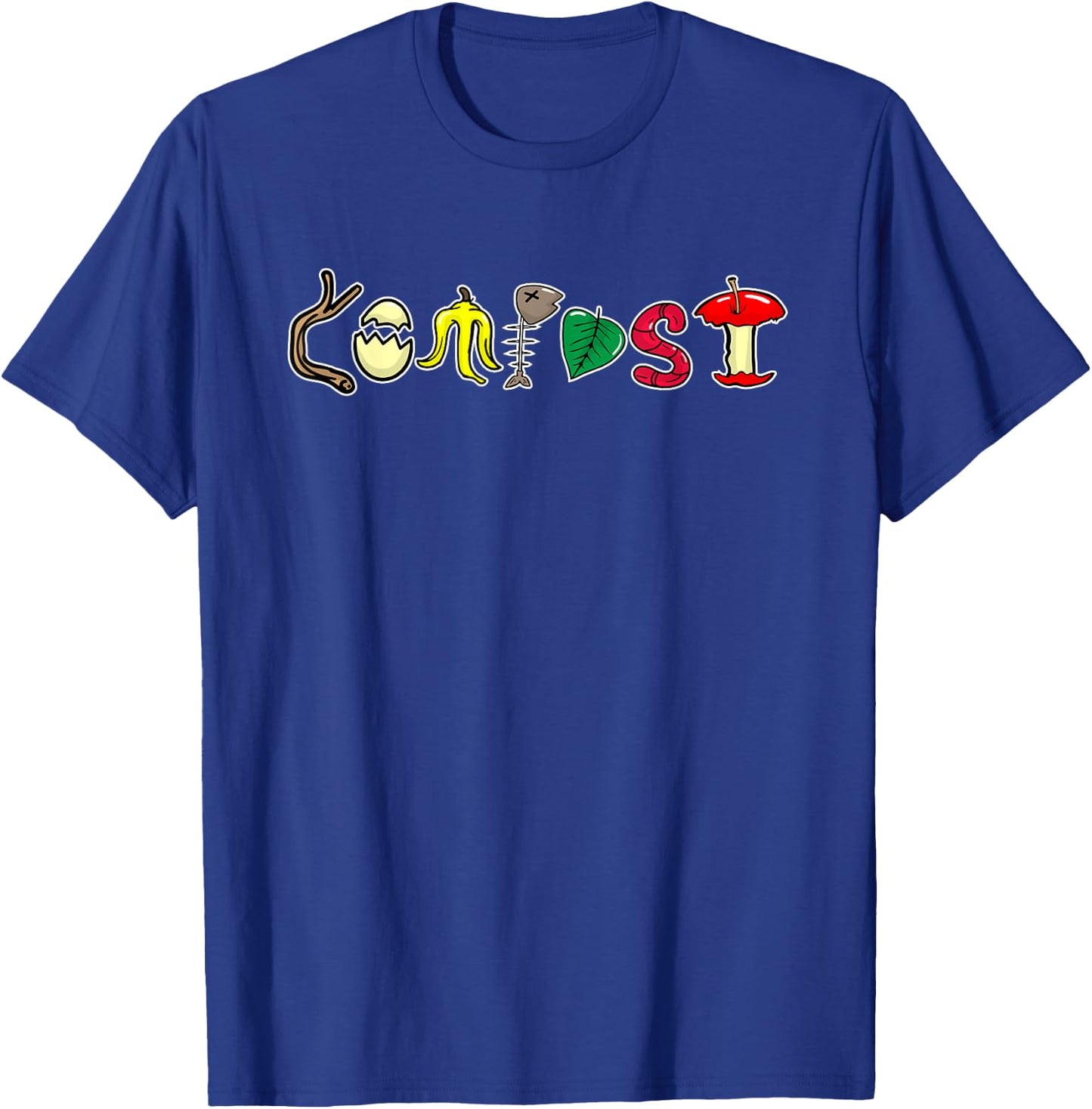 Composting Recycling Earth Day Compost Recycle T-Shirt - T-Shirt | Royal