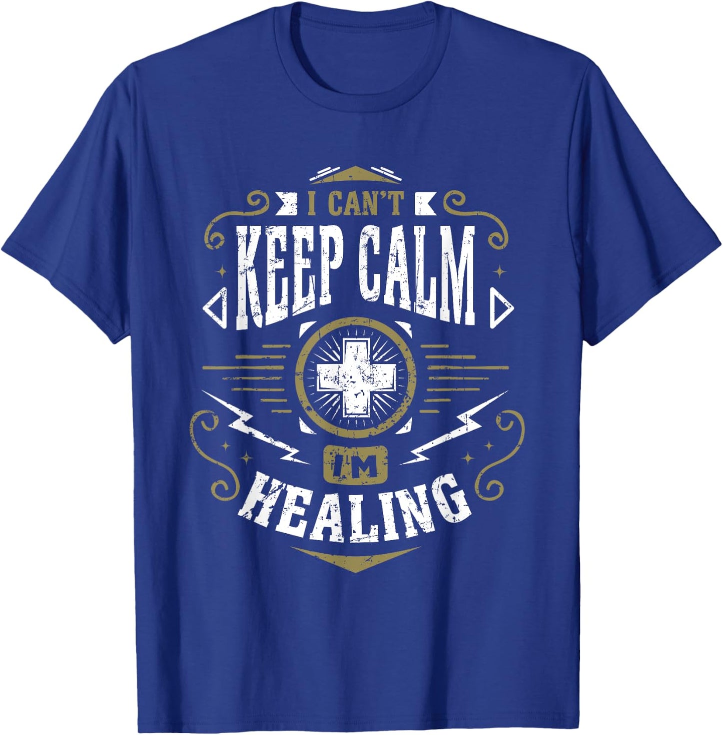 Wow Healer I Can't Keep Calm I'm Healing Gaming T-Shirt - T-Shirt | Royal