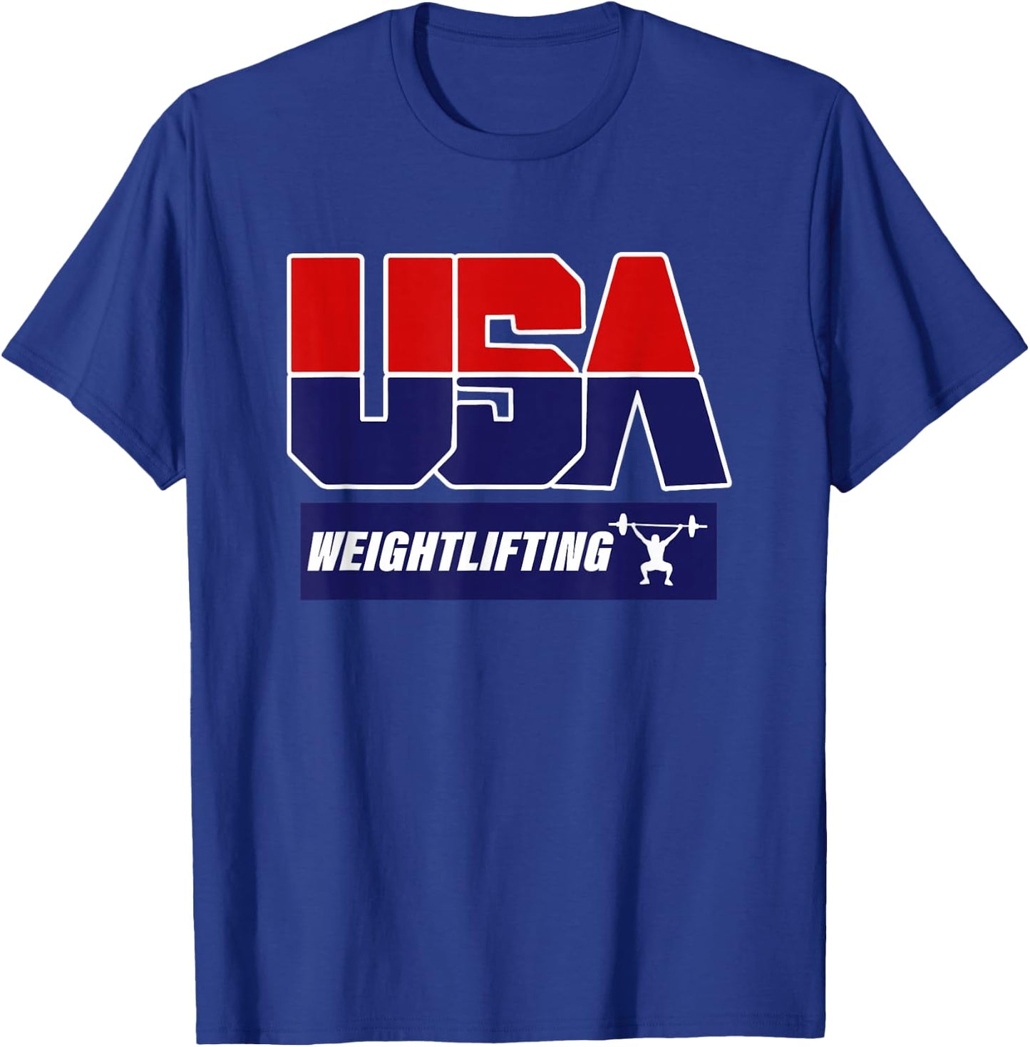 Weightlifting 2021 USA Team T-Shirt - T-Shirt | Royal