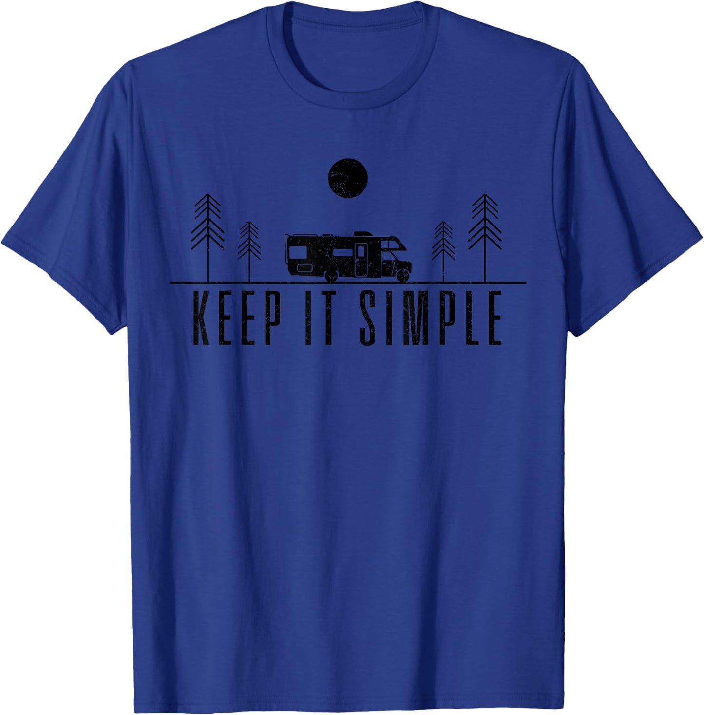Motorhome Camping Road Trip Camper Gift T-Shirt - T-Shirt | Royal