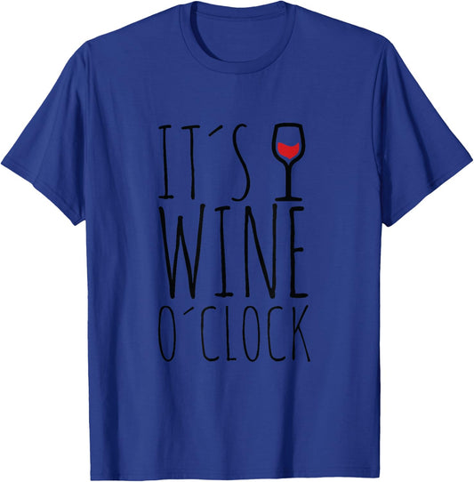 Wine tasting holiday drinking Gift friends cheers T-Shirt - T-Shirt | Royal