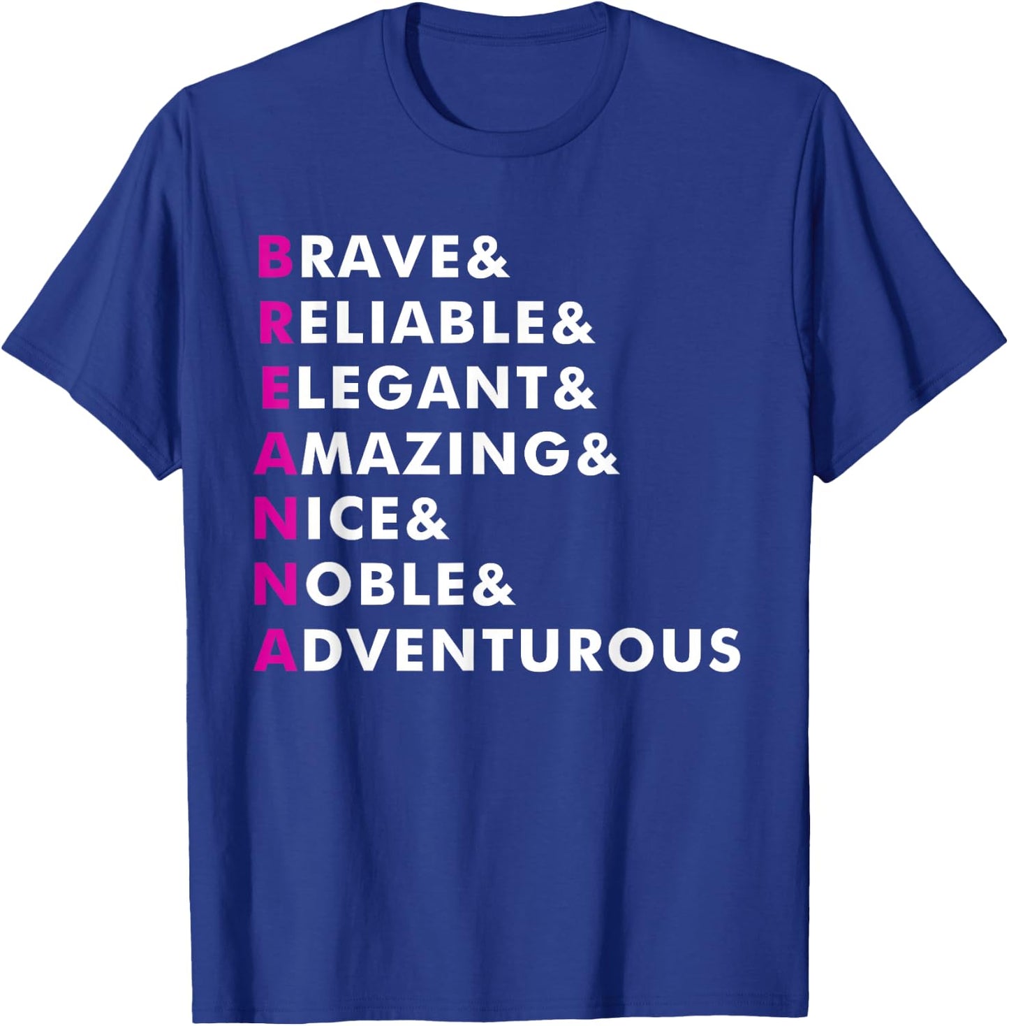 Breanna Name Shirt Personalized Gift T-Shirt - T-Shirt | Royal