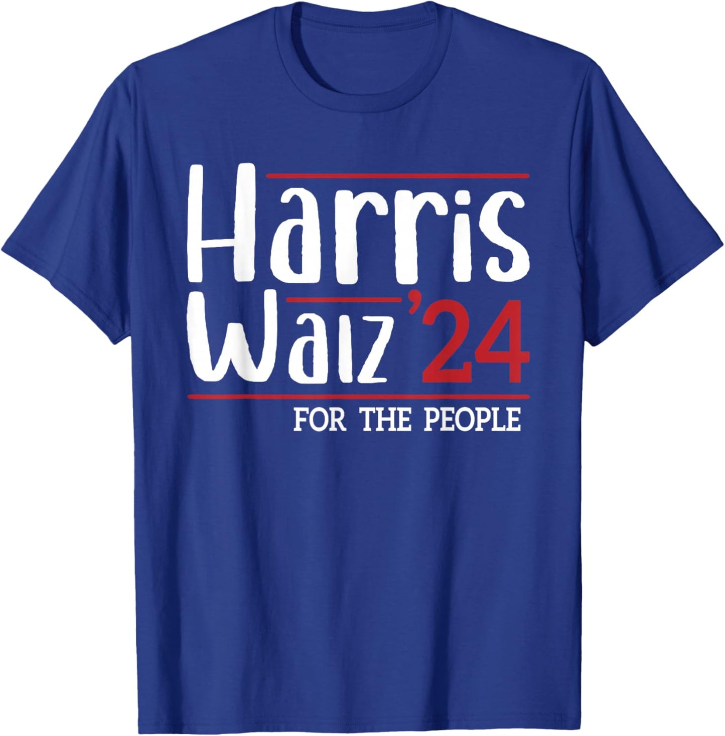Harris Walz 2024 Harris Waltz 2024 T-Shirt - T-Shirt | Royal