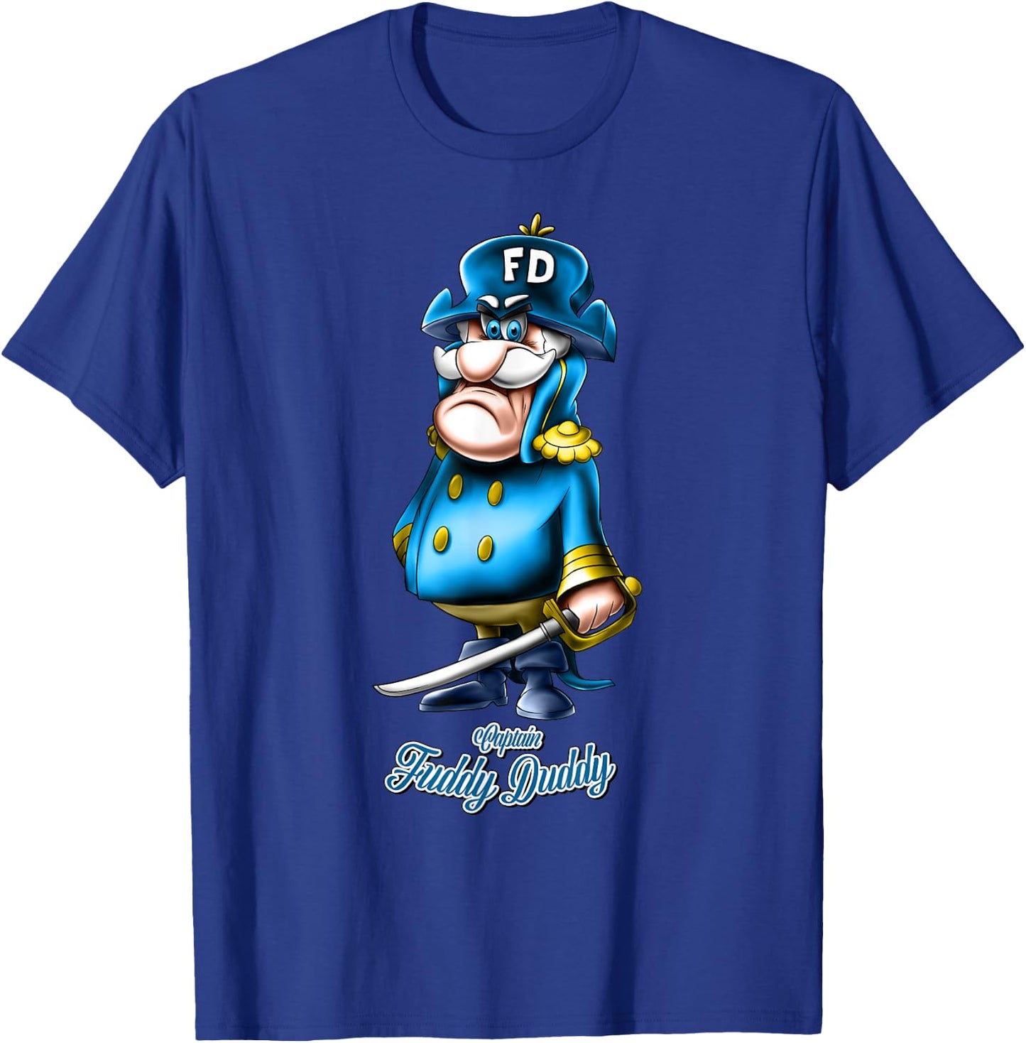 Captain Fuddy Duddy T-Shirt - T-Shirt | Royal