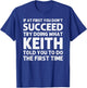 KEITH Gift Name Personalized Birthday Funny Christmas Joke T-Shirt - T-Shirt | Royal