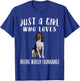 Im Just A Girl Who Loves Treeing Walker Coonhounds Dog Lover T-Shirt - T-Shirt | Royal