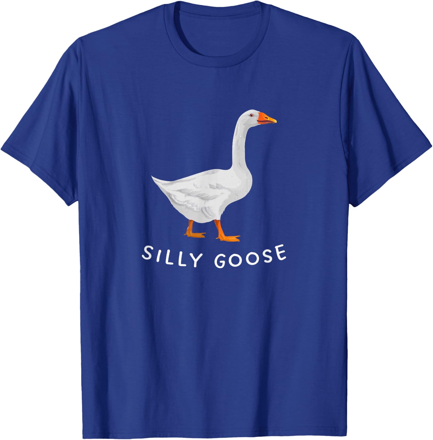 Playful 'Silly Goose' Design - Quirky and Fun T-Shirt - T-Shirt | Royal