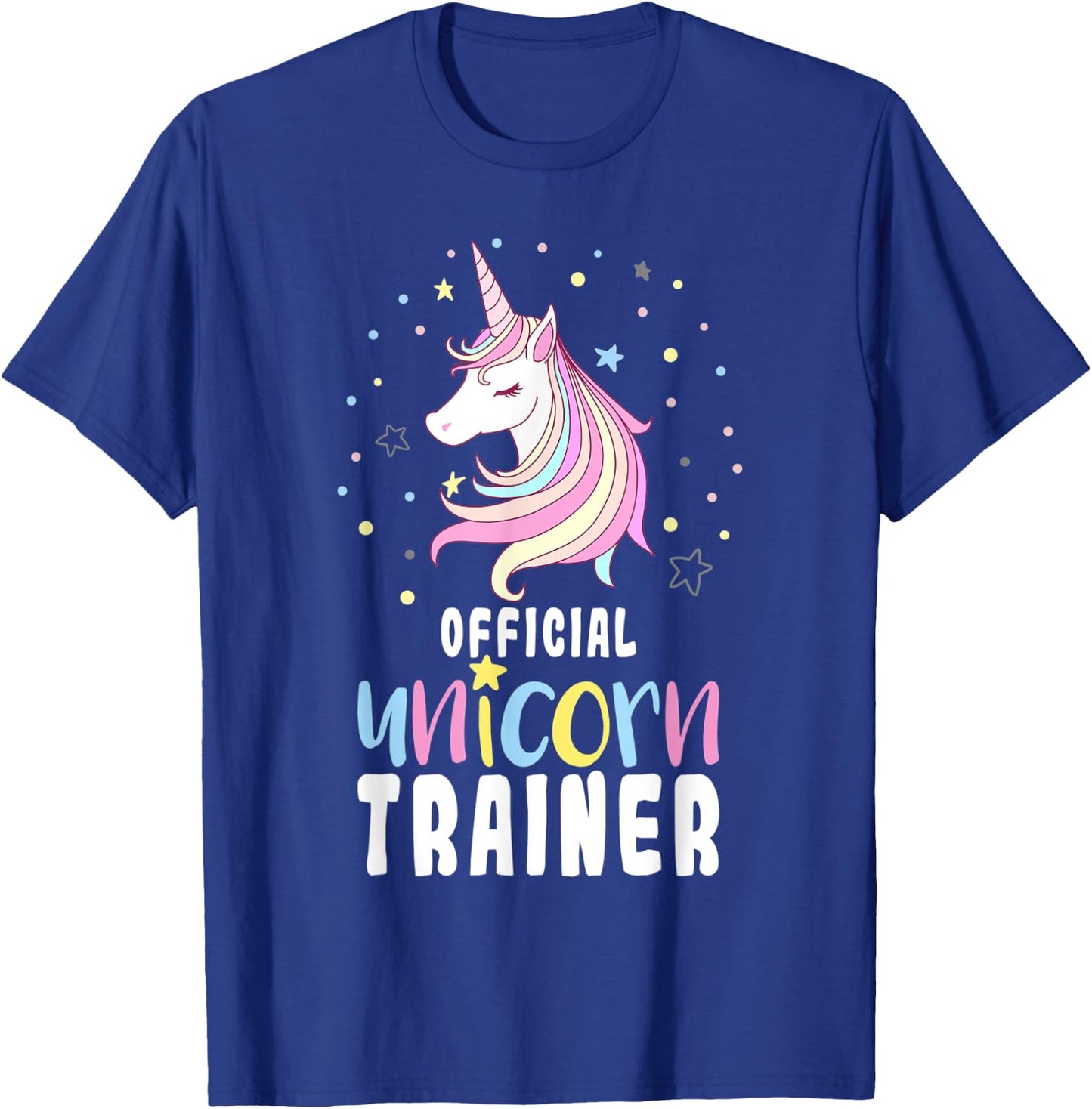 Official Unicorn Trainer T-Shirt - T-Shirt | Royal