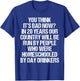 You Think It's Bad Now In 20 Years Funny 2020 Meme Vintage T-Shirt - T-Shirt | Royal