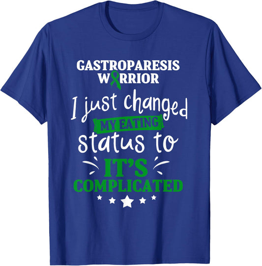 Gastroparesis Survivor Changed Gastric Disease Warrior T-Shirt - T-Shirt | Royal