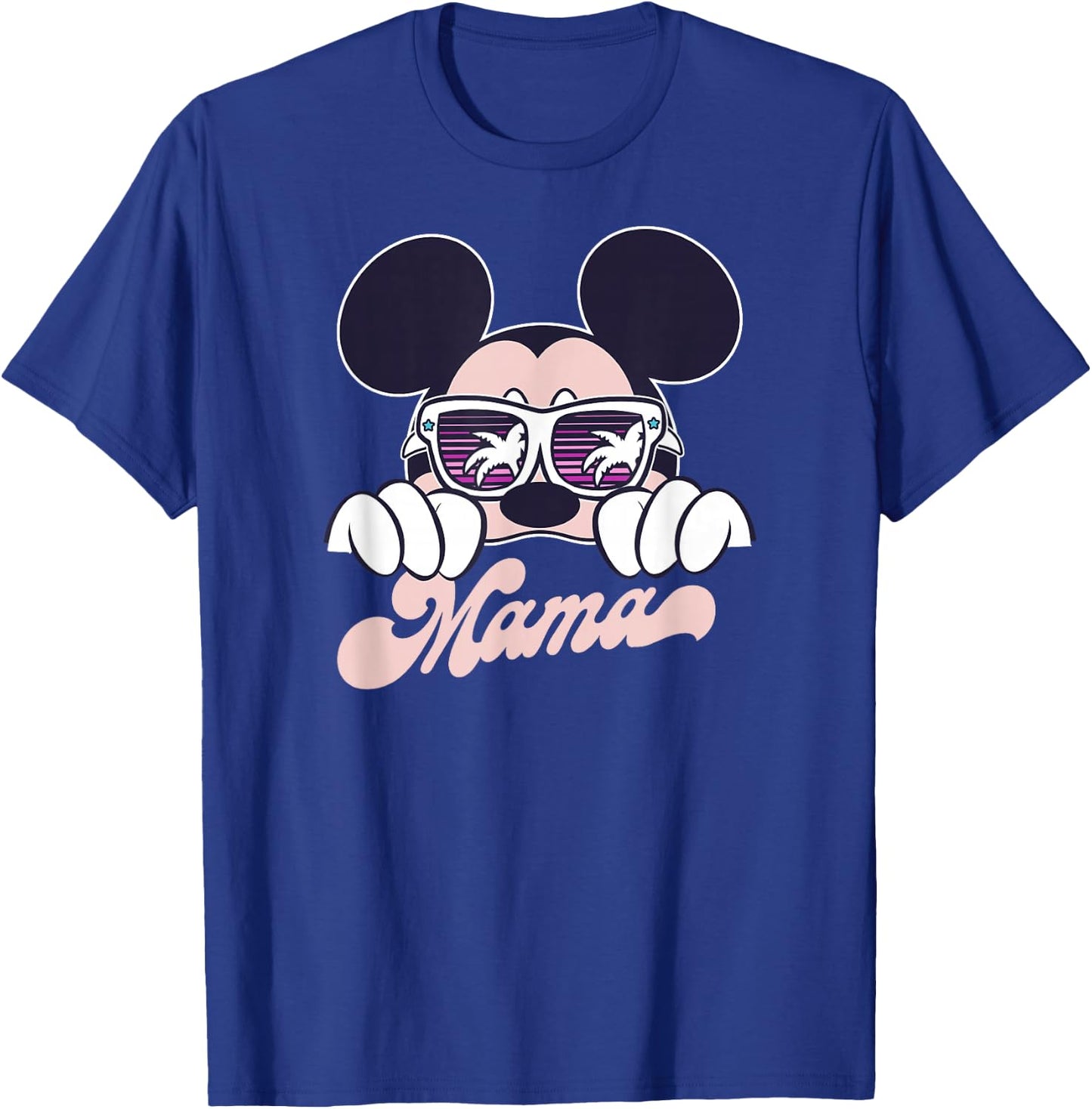 Disney Mickey And Friends Cool Mickey Summer Vibes Mama Logo T-Shirt - T-Shirt | Royal