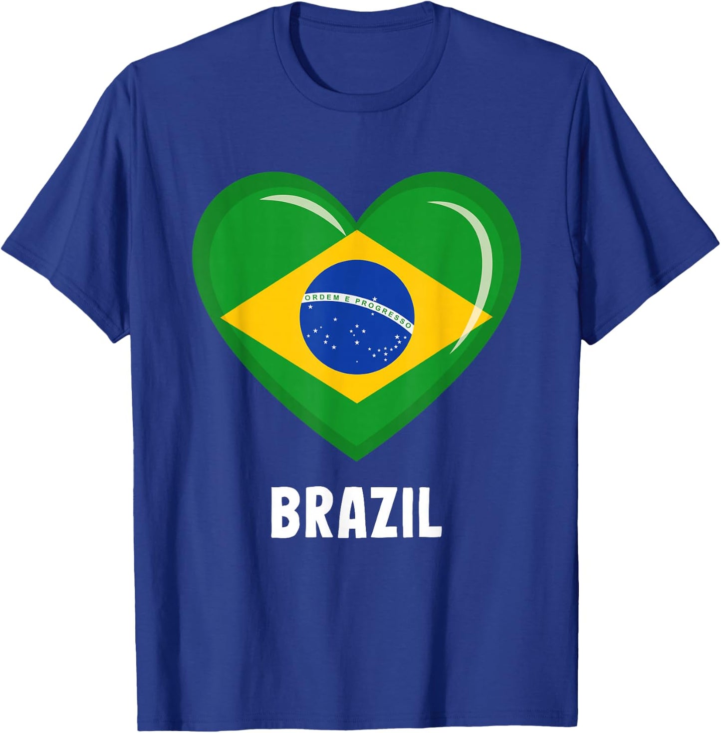 Brazil Flag Jersey | Brazilian T-Shirt - T-Shirt | Royal