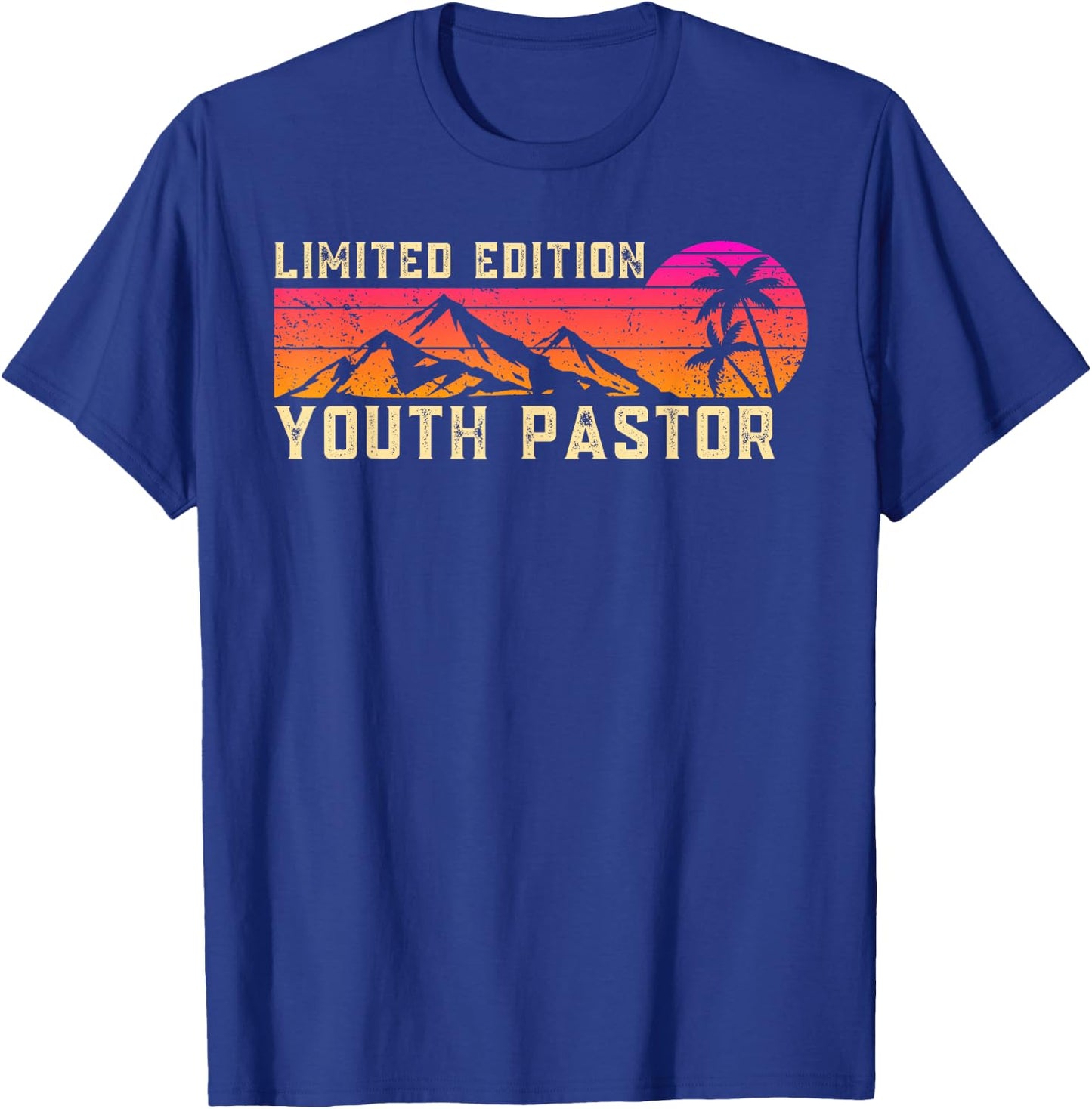 Youth Pastor Job Birthday Worker Professional T-Shirt - T-Shirt | Royal