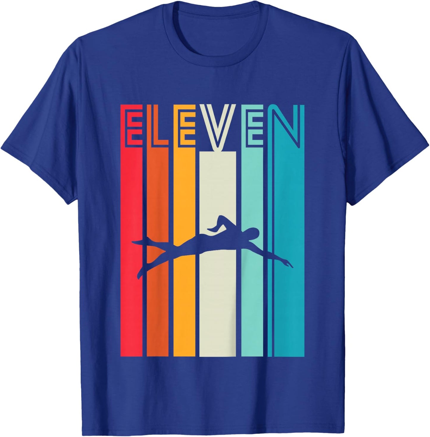 Kids 11. Birthday Gift Swimmer Funny Swimming for Boys Men T-Shirt - T-Shirt | Royal
