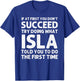 ISLA Name Personalized Birthday Funny Christmas Joke T-Shirt - T-Shirt | Royal
