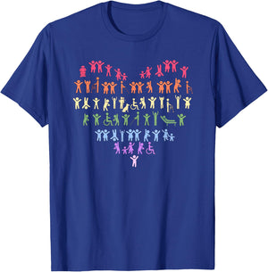 Wheelchair, Quadriplegic, Paraplegic, Disability, Handicap T-Shirt - T-Shirt | Royal