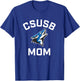 Cal State San Bernardino CSUSB Coyotes Arched Mom T-Shirt - T-Shirt | Royal