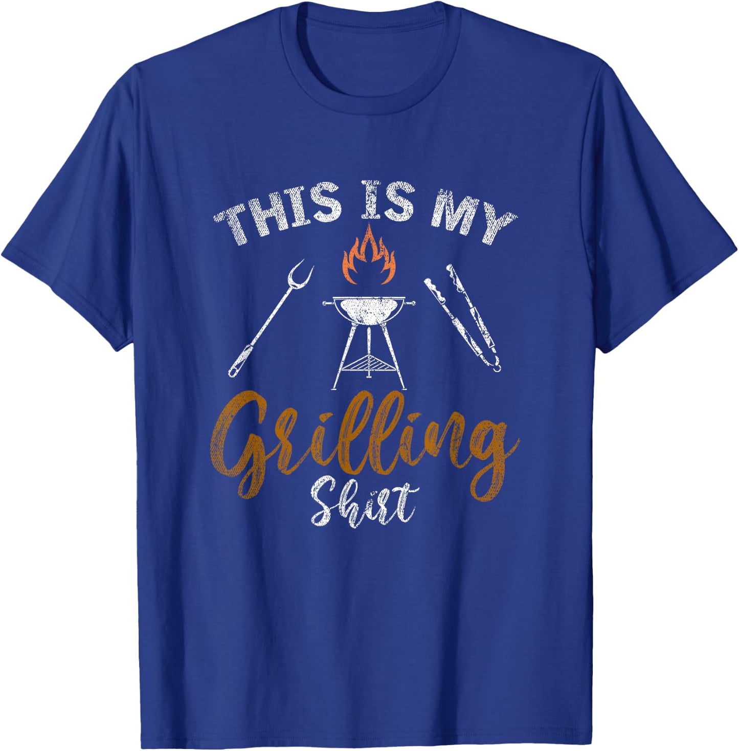 This Is My Grilling Shirt Funny BBQ Party Gift Barbecue T-Shirt - T-Shirt | Royal