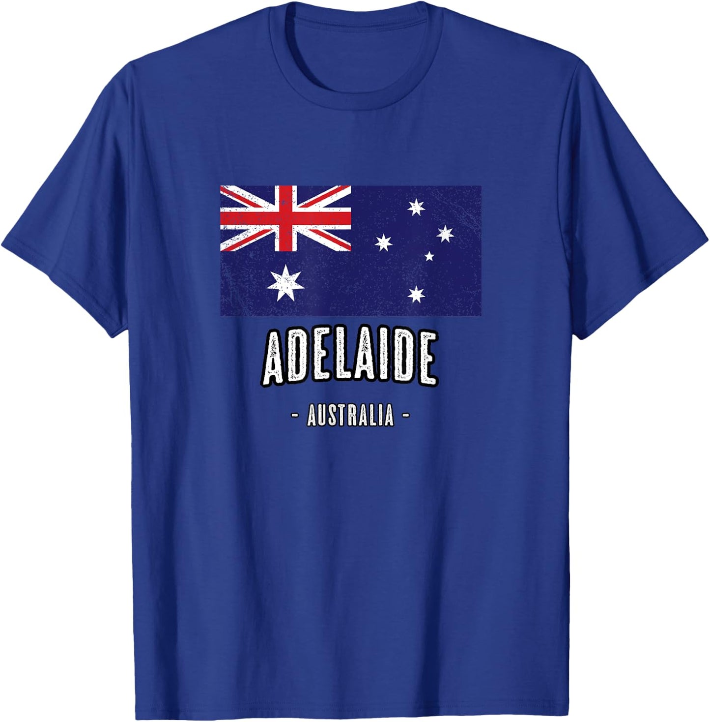 City of Adelaide Australia | Australian Flag, Aussie Top T-Shirt - T-Shirt | Royal