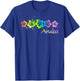 Aruba Watercolor Beach & Surf T-Shirt - T-Shirt | Royal