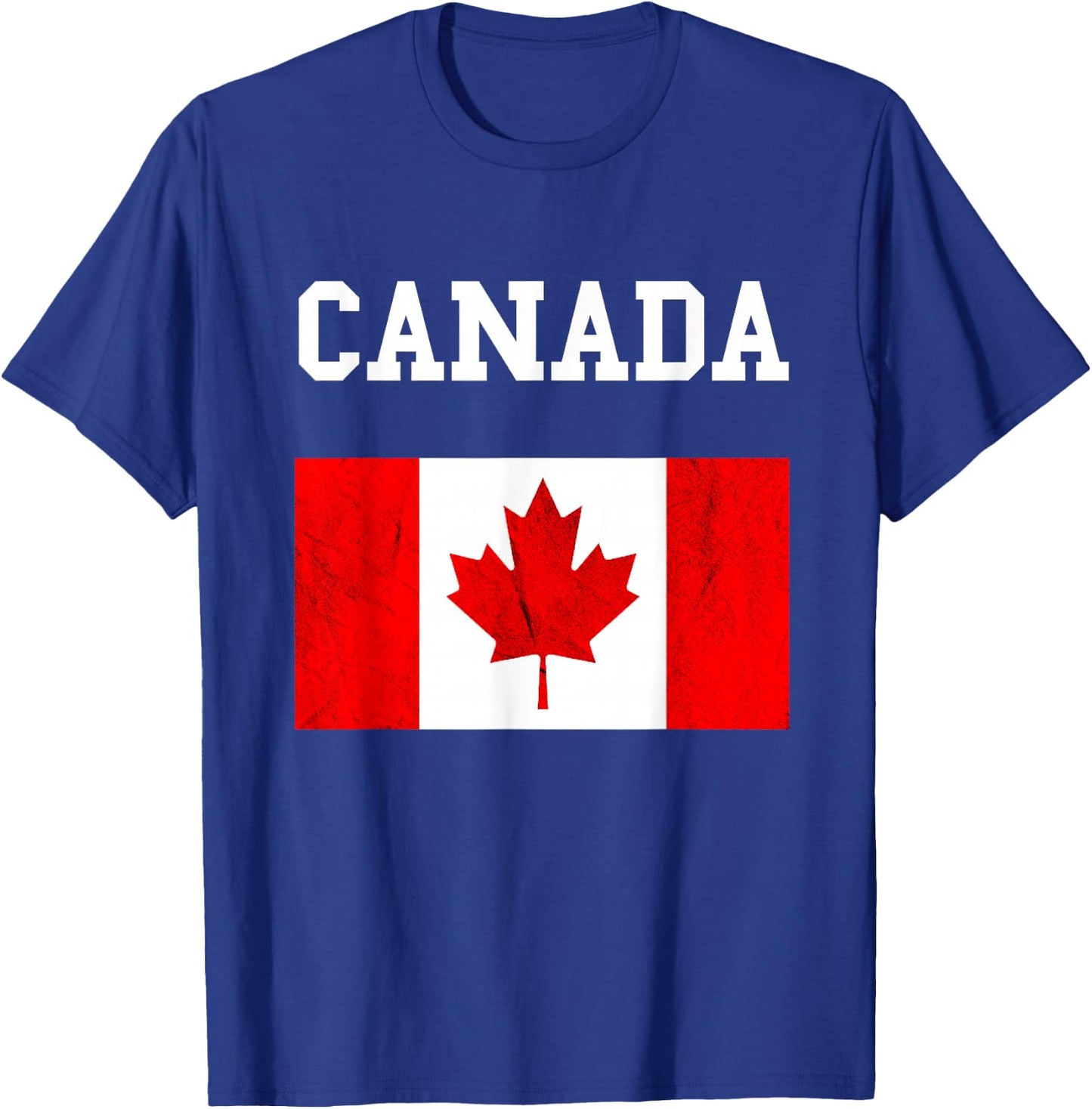 Canadian Flag Maple Leaf Canadian Flag T-Shirt - T-Shirt | Royal