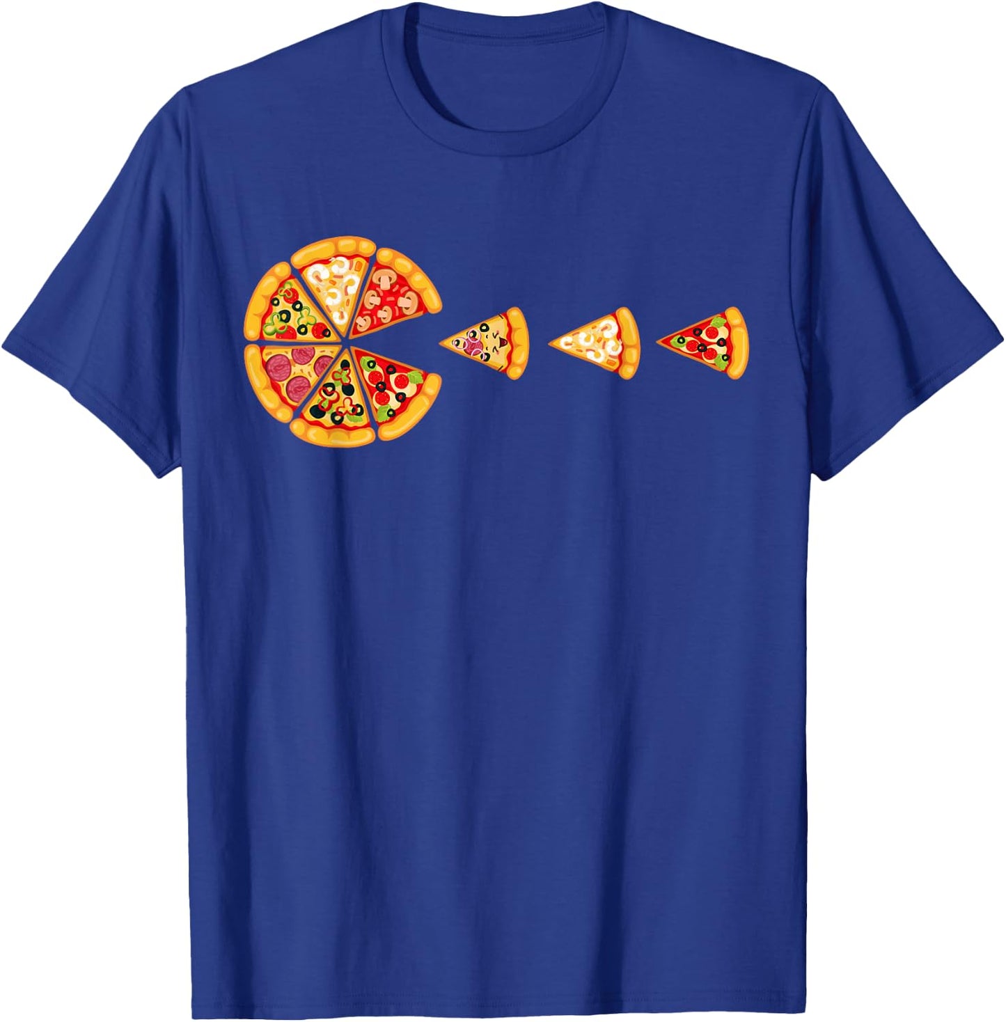 I Love Pizza | Pizza Party | Pizza Pie Slice | Pizza Lover T-Shirt - T-Shirt | Royal