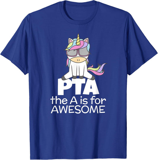 PTA Unicorn for Physical Therapist PT Assistant T-Shirt - T-Shirt | Royal