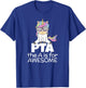 PTA Unicorn for Physical Therapist PT Assistant T-Shirt - T-Shirt | Royal