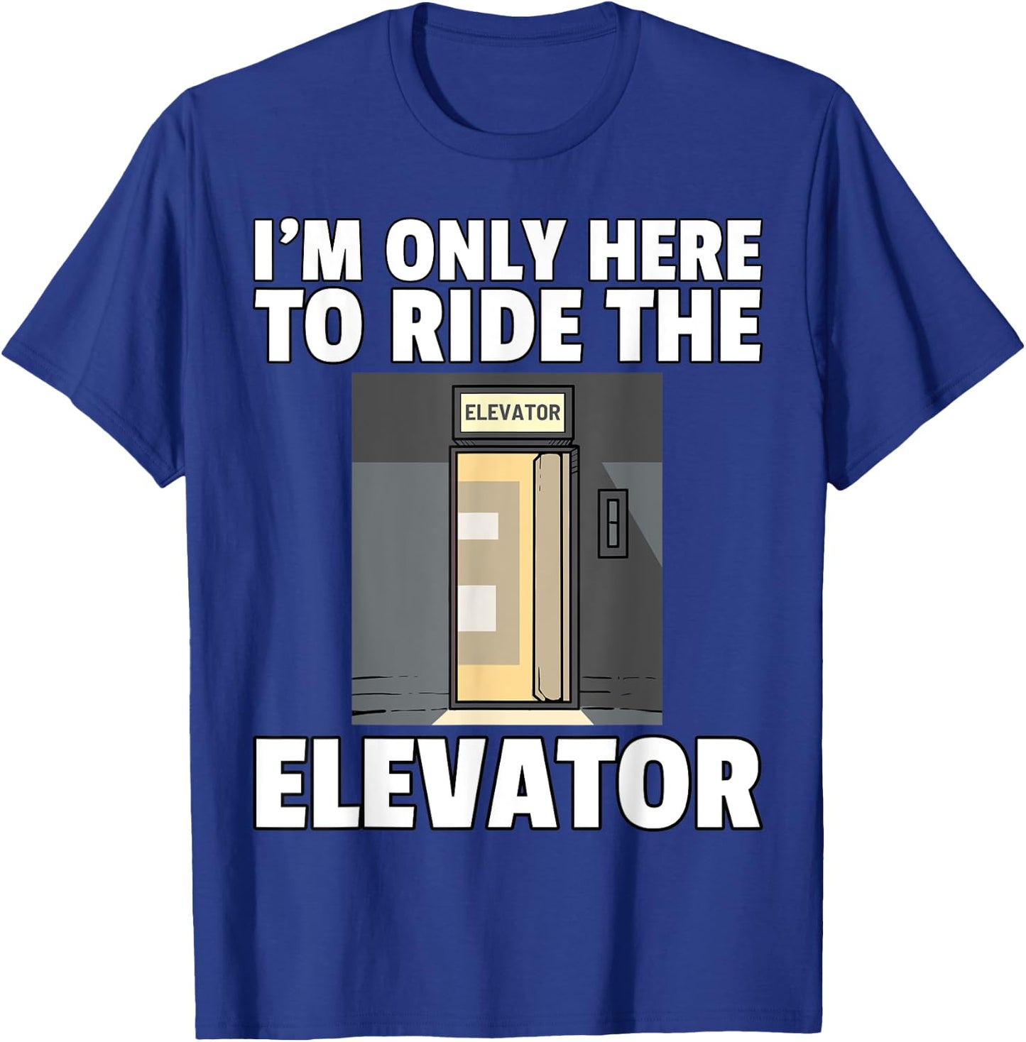 Elevator Buttons Mechanic Technician T-Shirt - T-Shirt | Royal