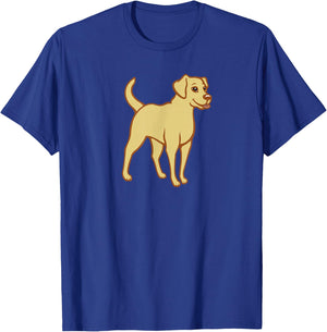 Yellow Lab Labrador Retriever Cute Dog Old Yeller Mastador Men Women Kids T-Shirt - T-Shirt | Royal