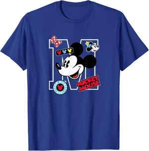 Disney - Mickey Big M Mickey Mouse T-Shirt - T-Shirt | Royal